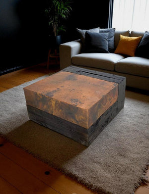 Solid Beam Coffee Table