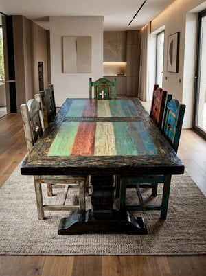 Set Santa Fe Dining Table + Santa Fe Chairs