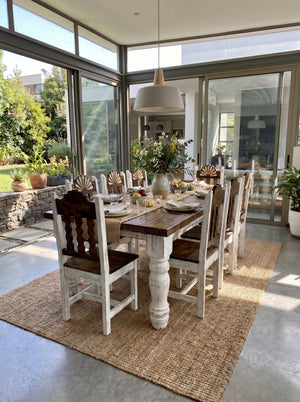 Turned Tularosa Dining Table