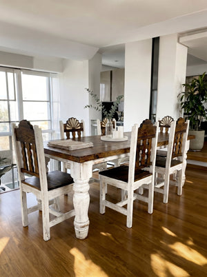 Turned Tularosa Dining Table