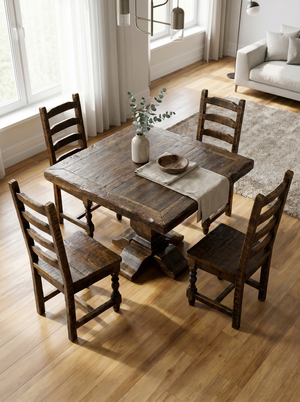 Old Fashion Square Dining Table