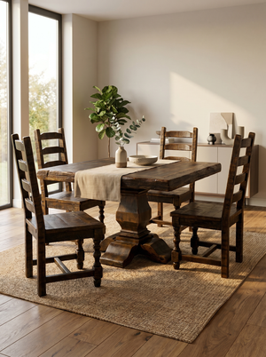 Old Fashion Square Dining Table
