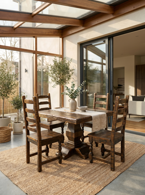 Old Fashion Square Dining Table