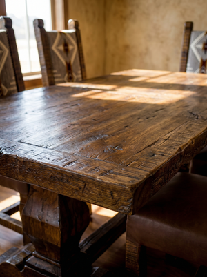 Old Fashion Premium Native Dining Table Set