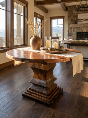 Copper Top Hacienda Dining Table