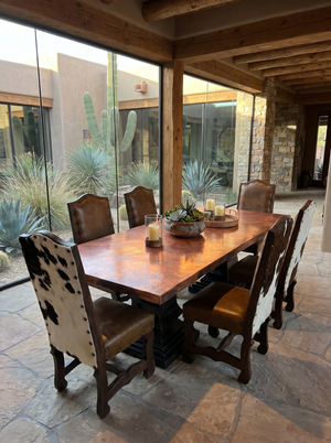 Set Premium Copper Canyon Dining Table