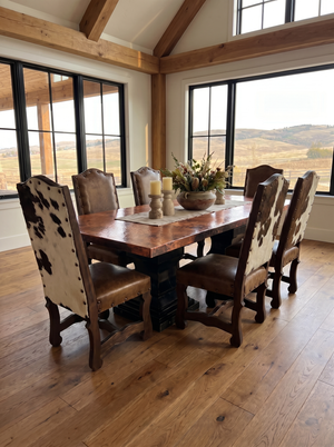 Set Premium Copper Canyon Dining Table