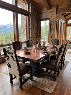 Set Premium Copper Canyon Dining Table