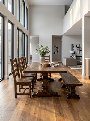 Customizable Set: Old Fashion Dining Table with Old Fashion Sonora Chair