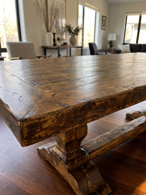 Customizable Set: Old Fashion Dining Table with Old Fashion Sonora Chair