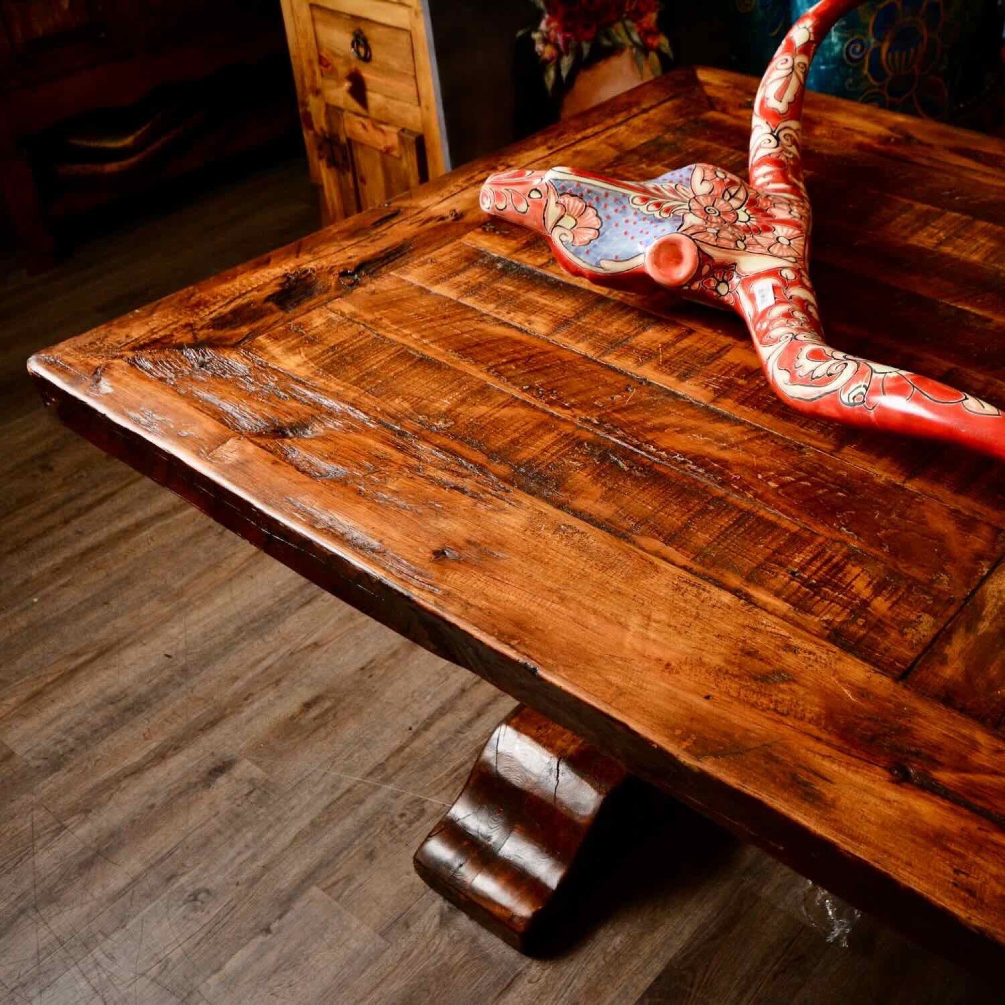 Rustic dining table